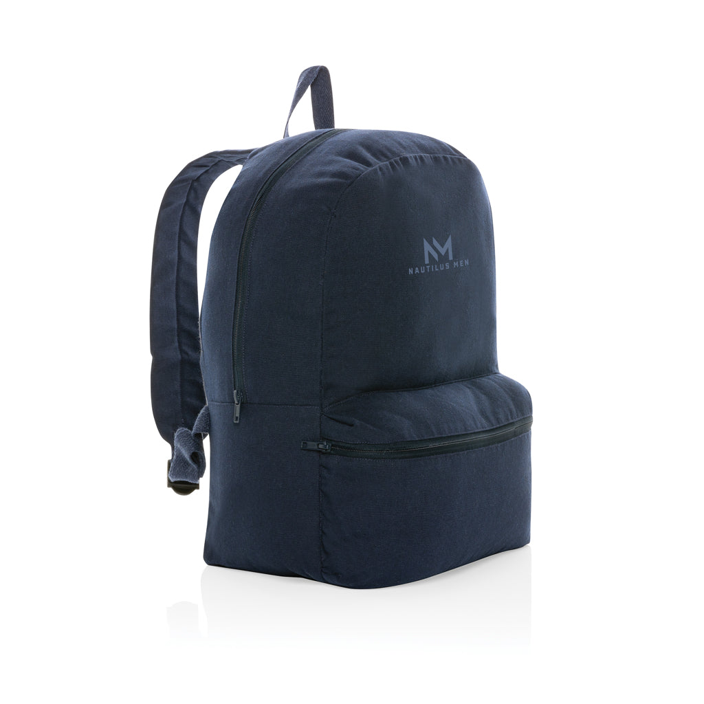 Impact Aware™ 285 gsm rcanvas backpack undyed - Navy