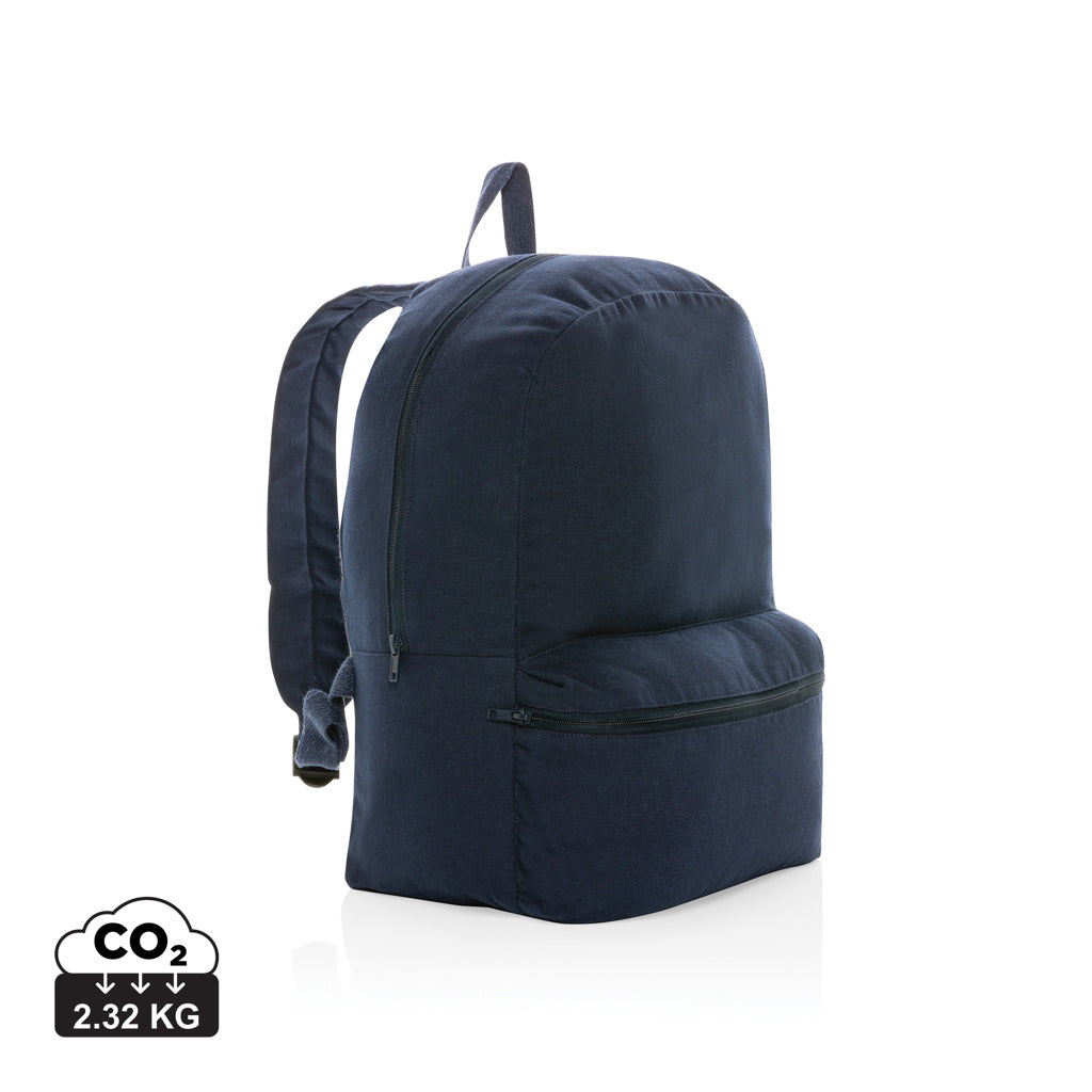 Impact Aware™ 285 gsm rcanvas backpack undyed - Navy
