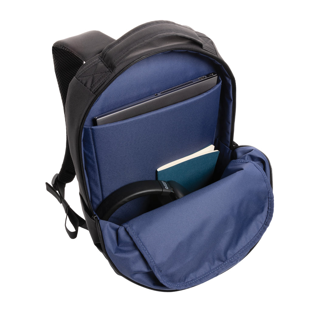 Swiss Peak Brooke AWARE™ RPET daily 15.6' laptop backpack - Black