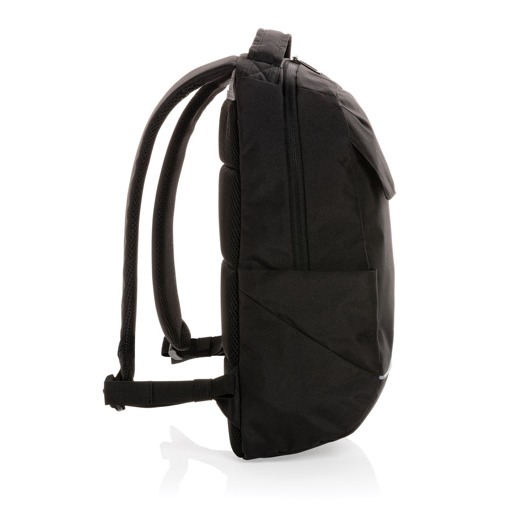 Swiss Peak Brooke AWARE™ RPET daily 15.6' laptop backpack - Black