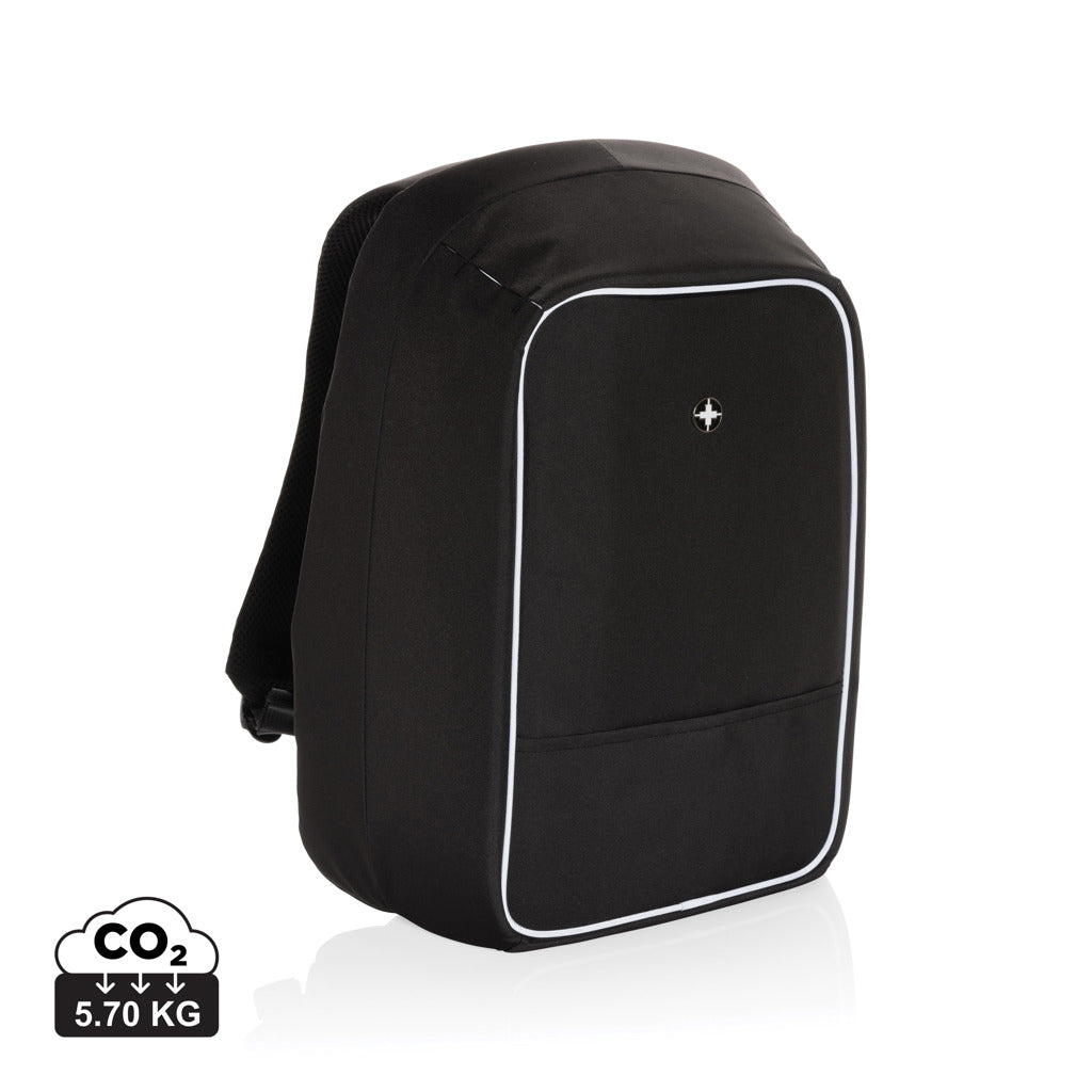 Swiss Peak AWARE™ anti-theft 15.6' laptop backpack - Black