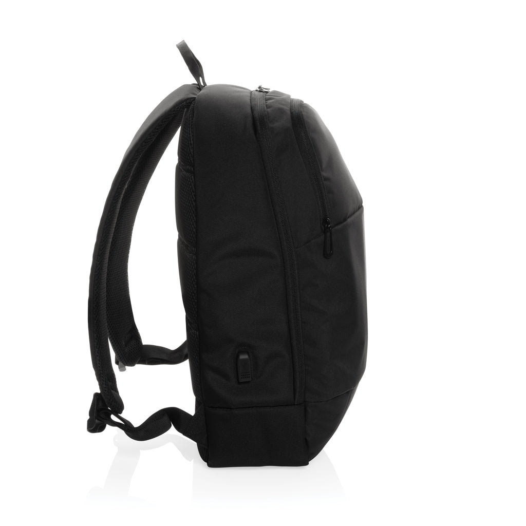 Swiss Peak AWARE™ modern 15.6' laptop backpack - Black