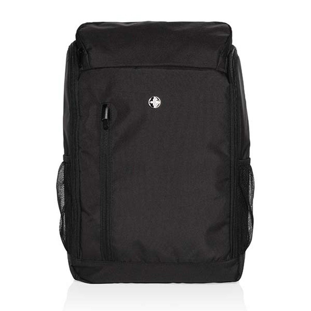 Swiss Peak AWARE™ easy access 15.6'' laptop backpack - Black