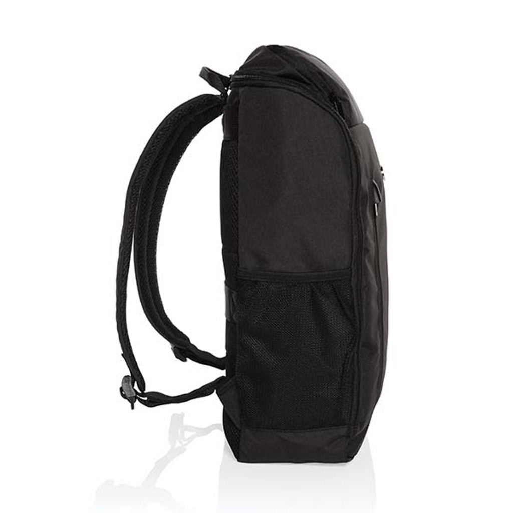 Swiss Peak AWARE™ easy access 15.6'' laptop backpack - Black