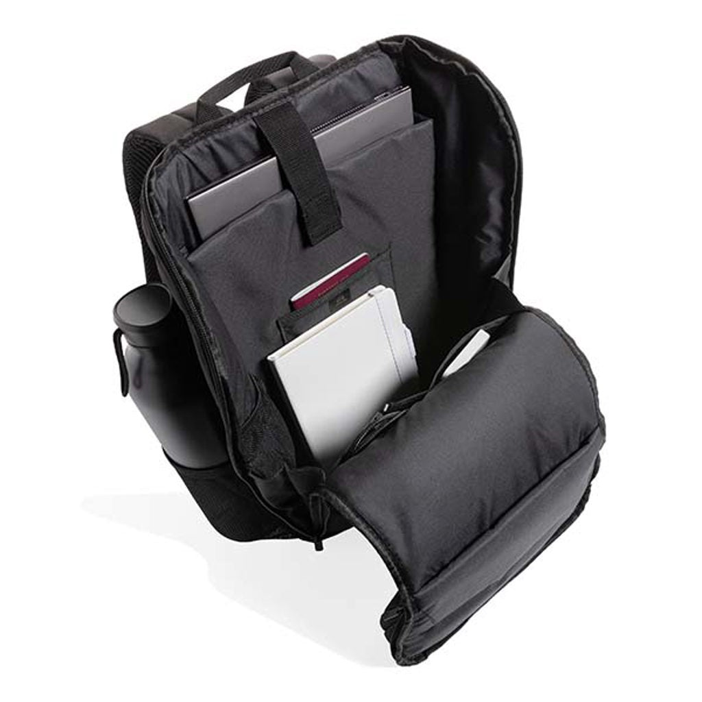 Swiss Peak AWARE™ easy access 15.6'' laptop backpack - Black