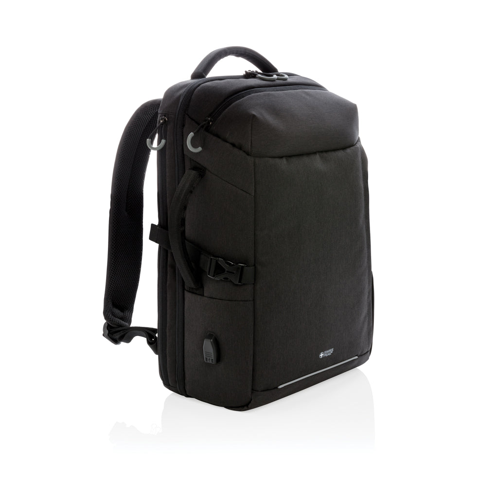 Swiss Peak AWARE™ XXL weekend travel backpack - Black