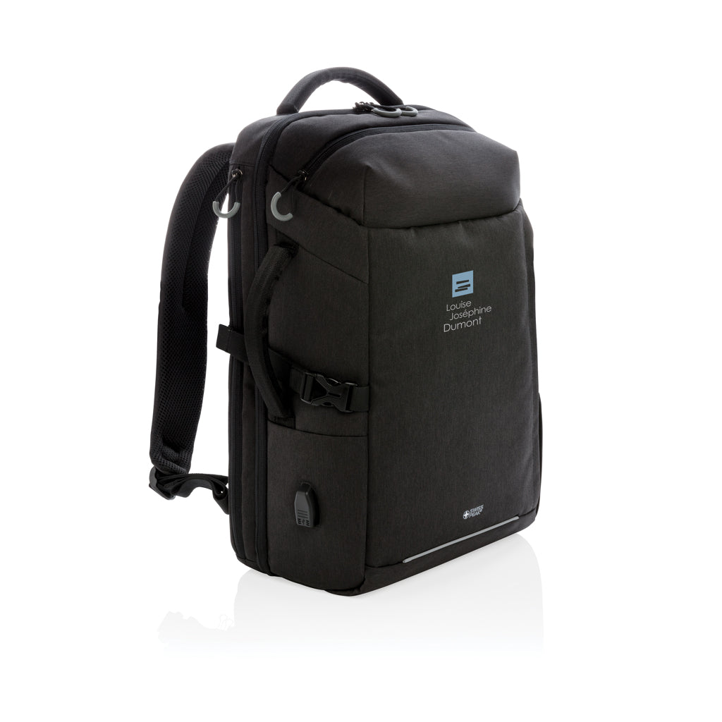 Swiss Peak AWARE™ XXL weekend travel backpack - Black