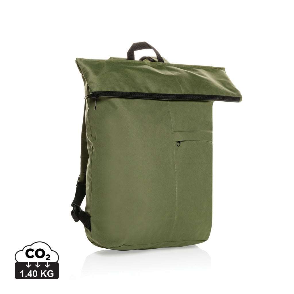 Dillon AWARE™ RPET lightweight foldable backpack - Green