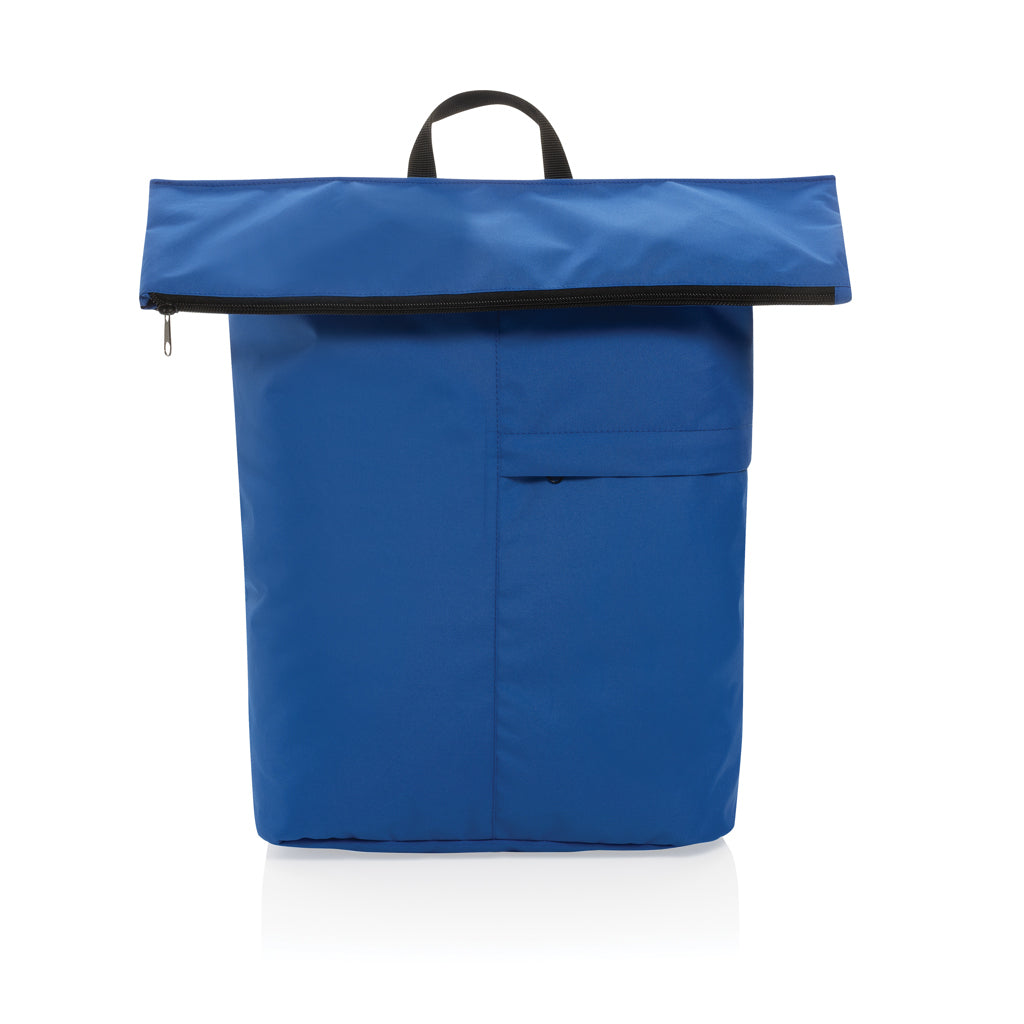 Dillon AWARE™ RPET lightweight foldable backpack - Royal Blue