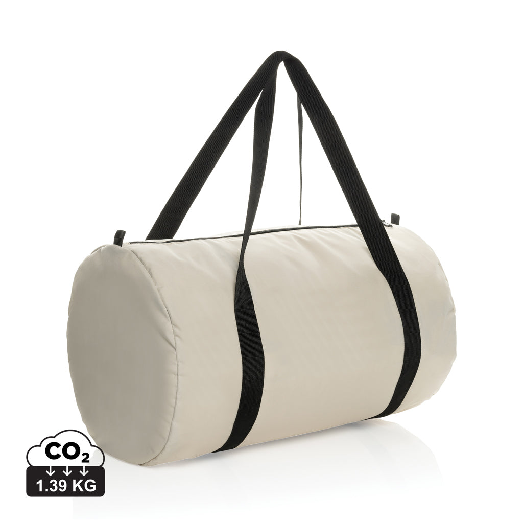Dillon AWARE™ RPET foldable sports bag - Off White