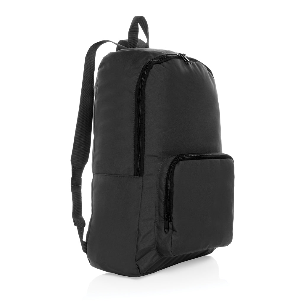 Dillon AWARE™ RPET foldable classic backpack - Black