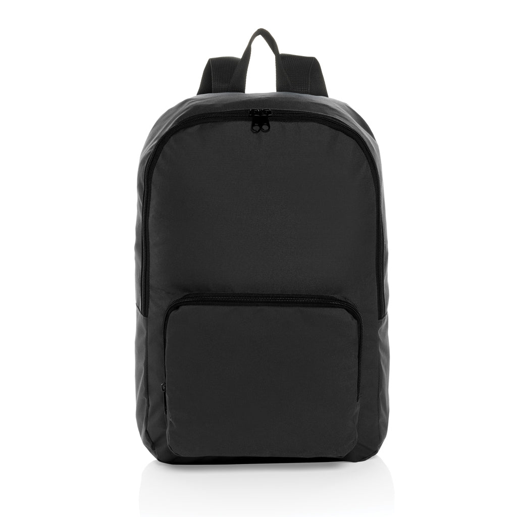Dillon AWARE™ RPET foldable classic backpack - Black