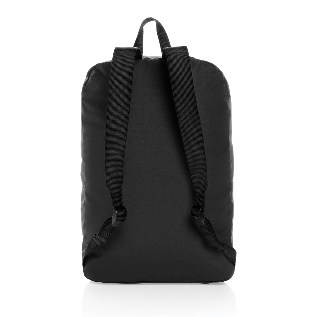 Dillon AWARE™ RPET foldable classic backpack - Black