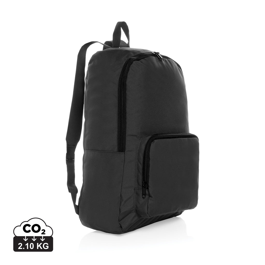 Dillon AWARE™ RPET foldable classic backpack - Black
