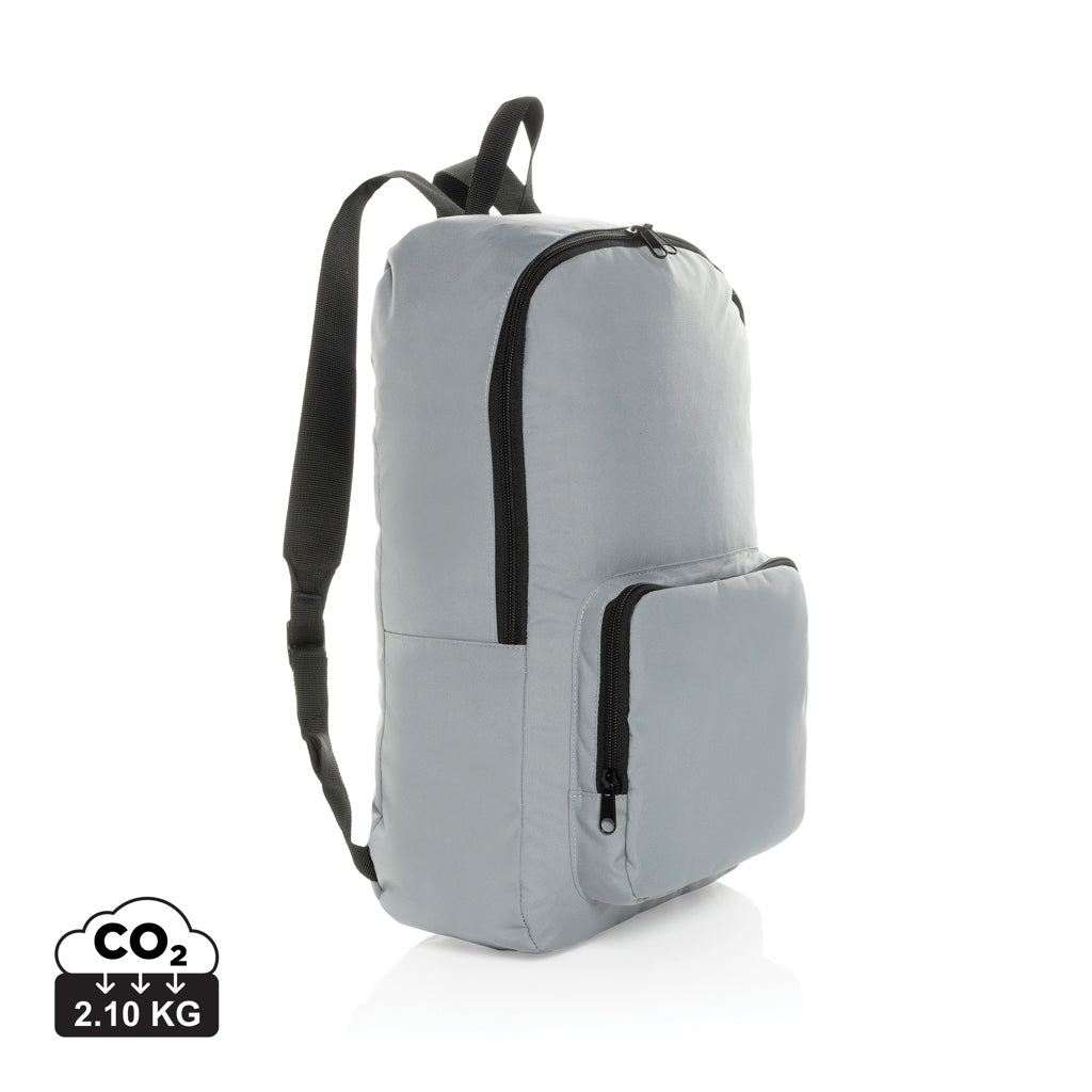 Dillon AWARE™ RPET foldable classic backpack - Grey