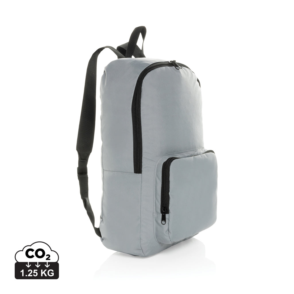 Dillon AWARE™ RPET foldable classic backpack - Grey