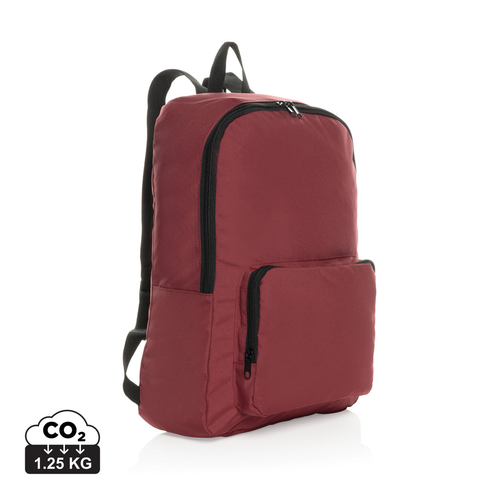 Dillon AWARE™ RPET foldable classic backpack - Red
