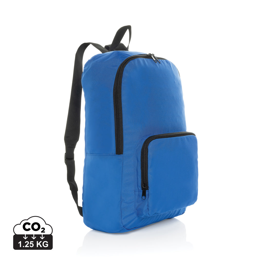 Dillon AWARE™ RPET foldable classic backpack - Royal Blue