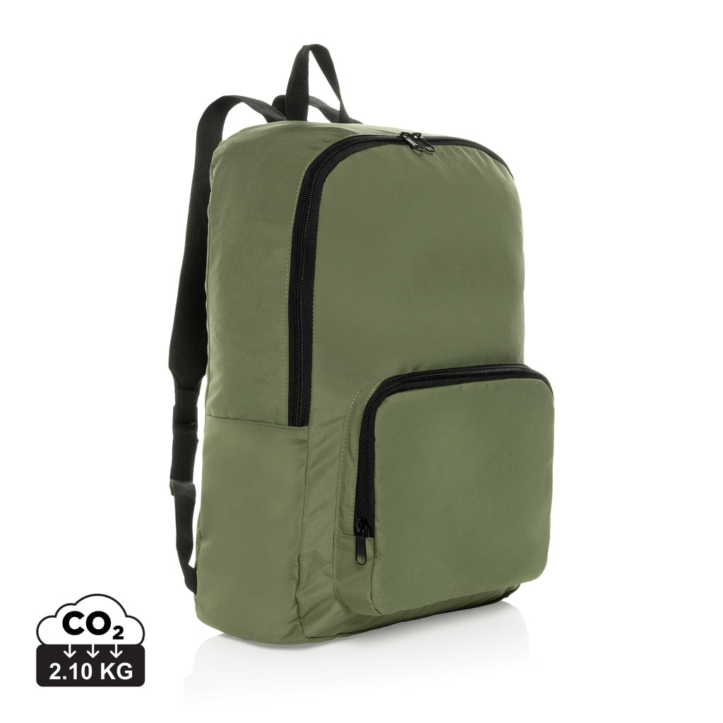 Dillon AWARE™ RPET foldable classic backpack - Green