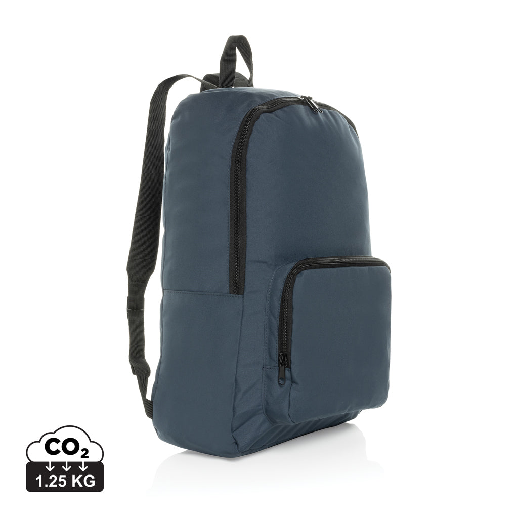 Dillon AWARE™ RPET foldable classic backpack - Navy