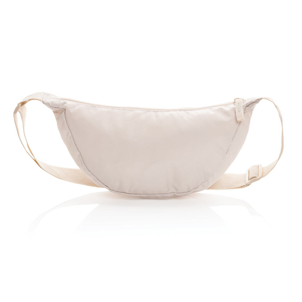 Crescent AWARE™ RPET half moon sling bag - Beige