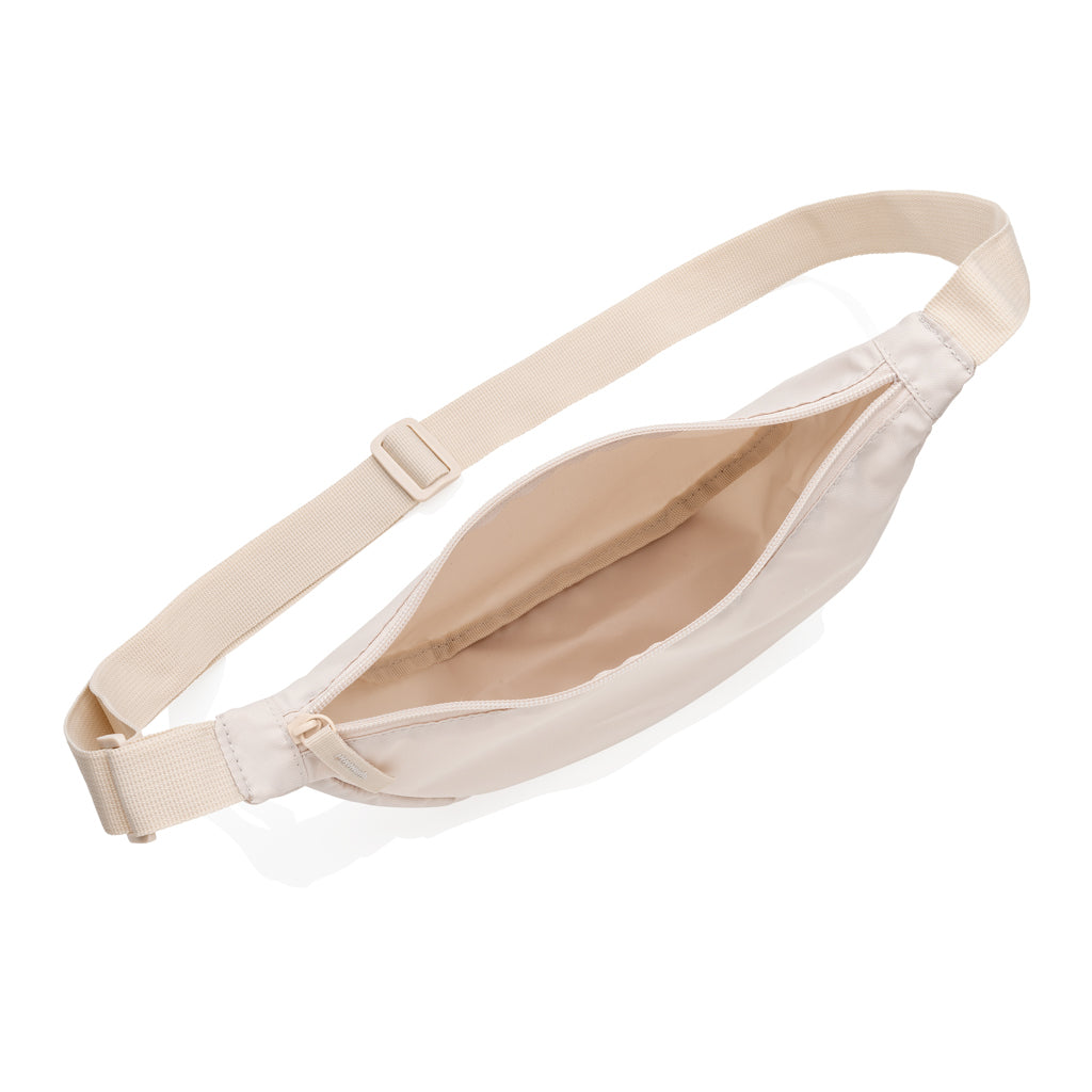 Crescent AWARE™ RPET half moon sling bag - Beige