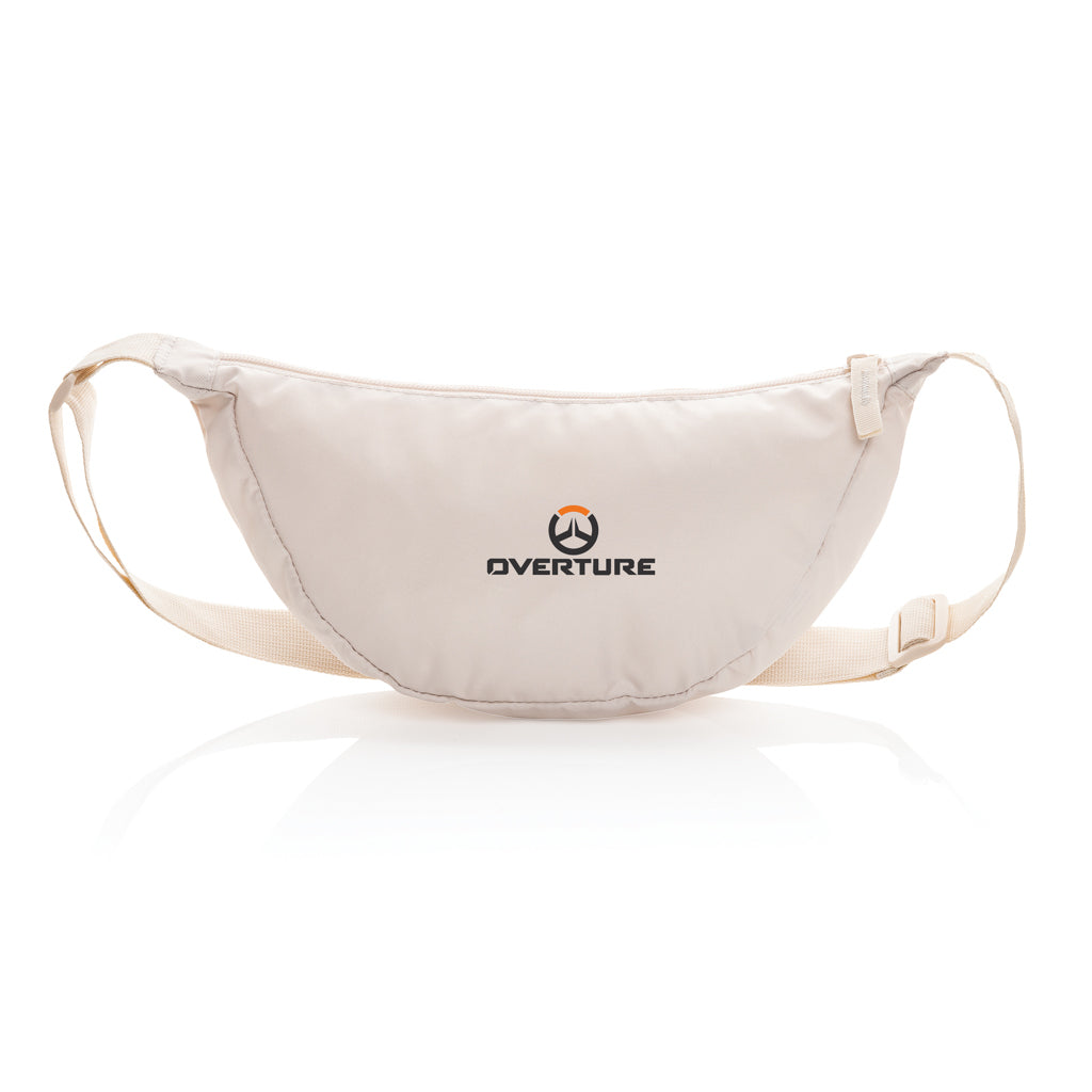 Crescent AWARE™ RPET half moon sling bag - Beige