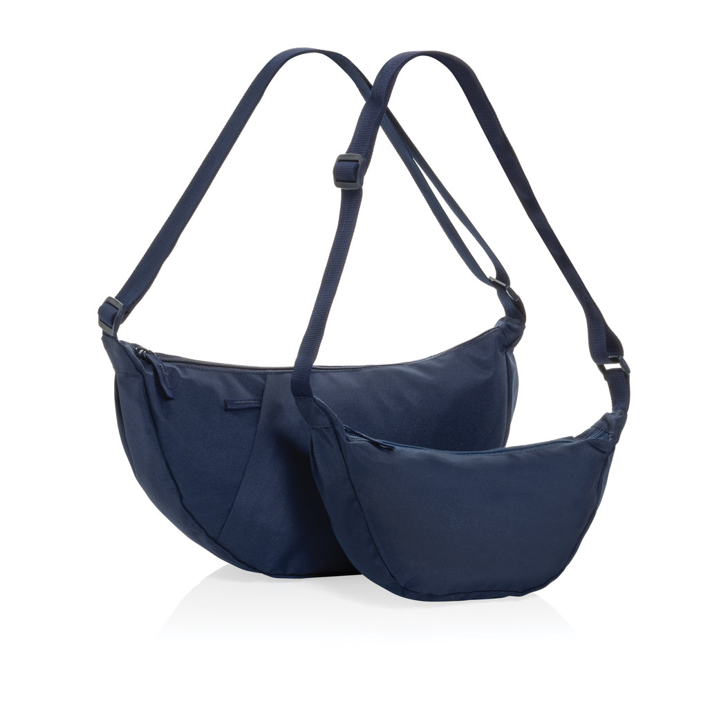 Crescent AWARE™ RPET half moon sling bag - Navy