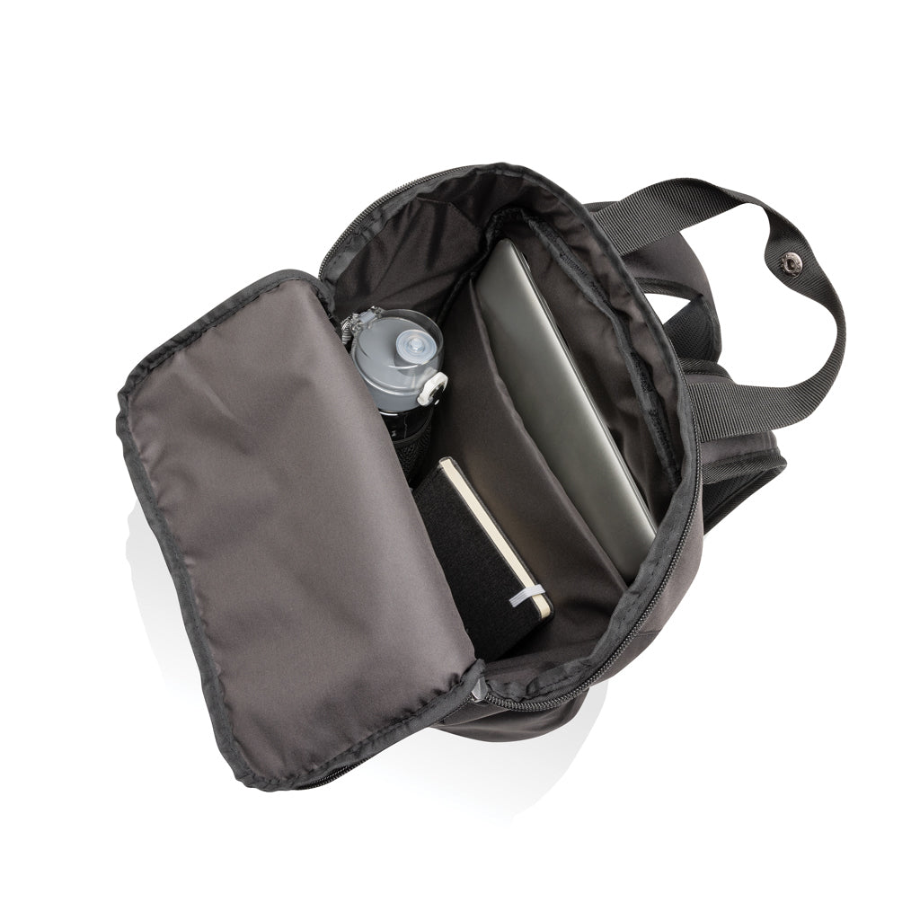 Sienna AWARE™ RPET everyday 14 inch laptop backpack - Black