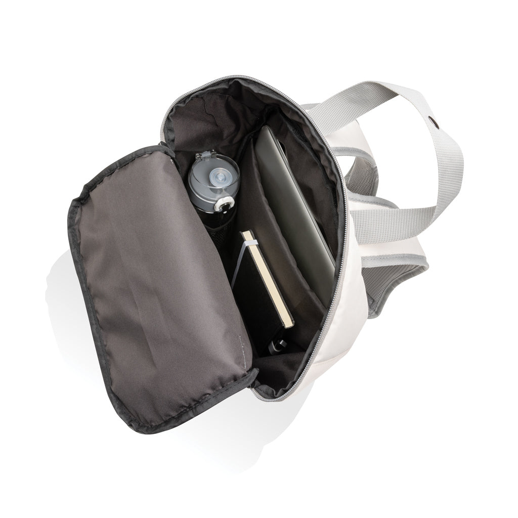 Sienna AWARE™ RPET everyday 14 inch laptop backpack - Beige