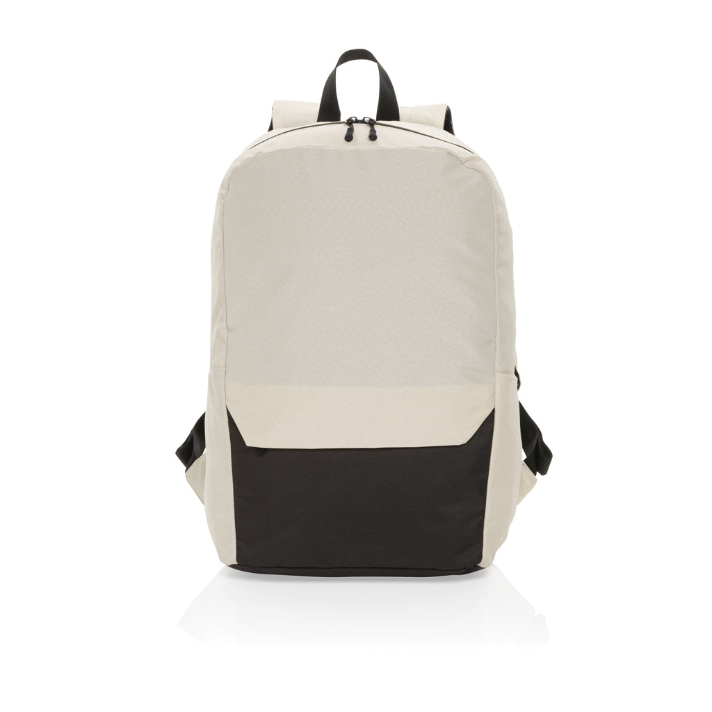 Kazu AWARE™ RPET basic 15.6 inch laptop backpack - Off White