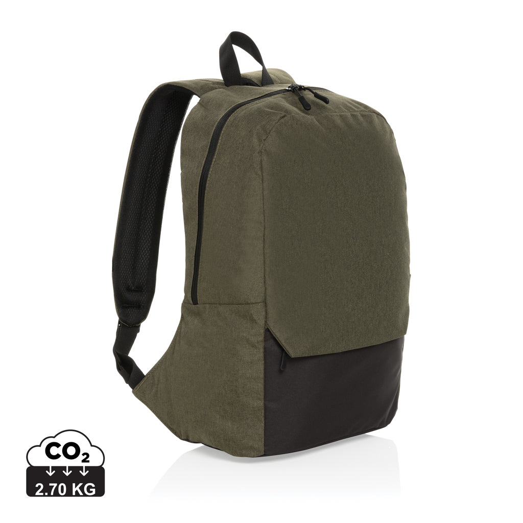 Kazu AWARE™ RPET basic 15.6 inch laptop backpack - Green