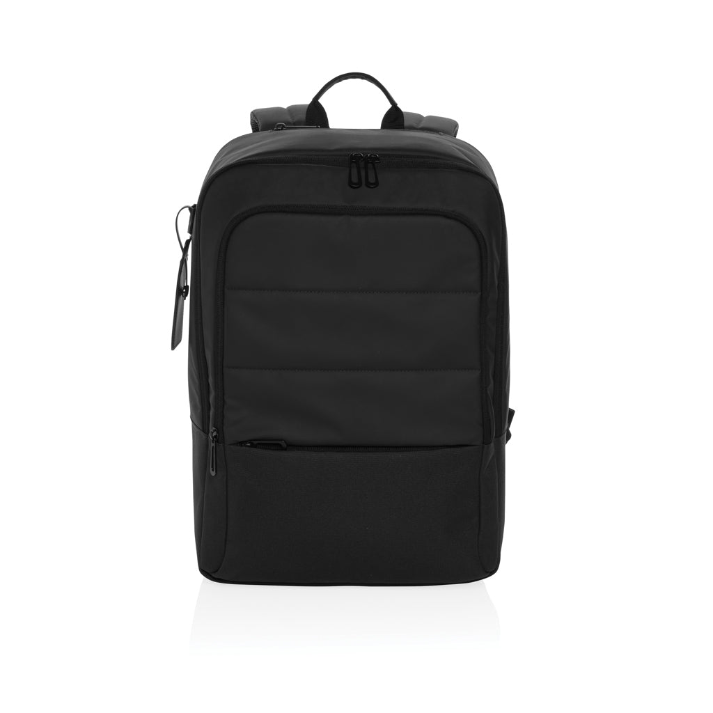 Armond AWARE™ RPET 15.6 inch deluxe laptop backpack - Black
