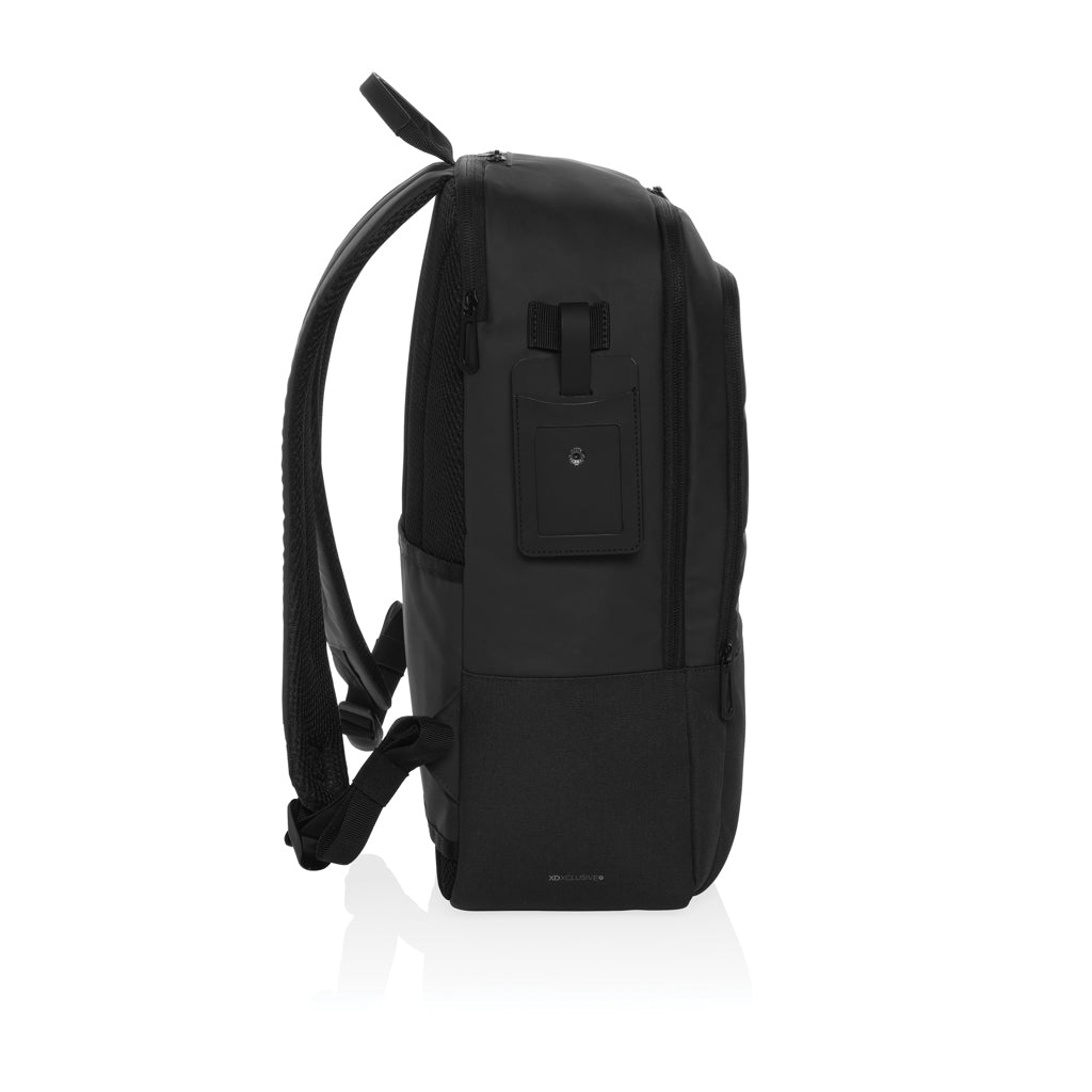 Armond AWARE™ RPET 15.6 inch deluxe laptop backpack - Black