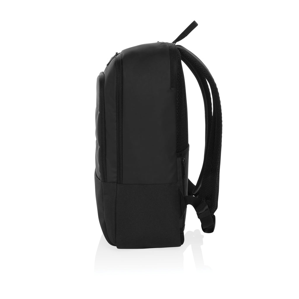 Armond AWARE™ RPET 15.6 inch deluxe laptop backpack - Black