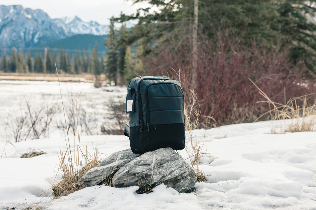 Armond AWARE™ RPET 15.6 inch deluxe laptop backpack - Black
