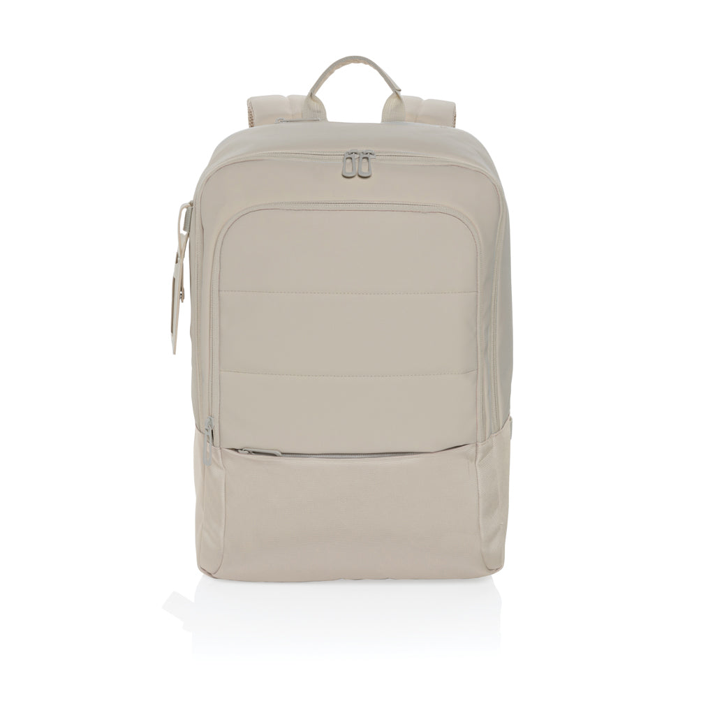 Armond AWARE™ RPET 15.6 inch deluxe laptop backpack - Beige