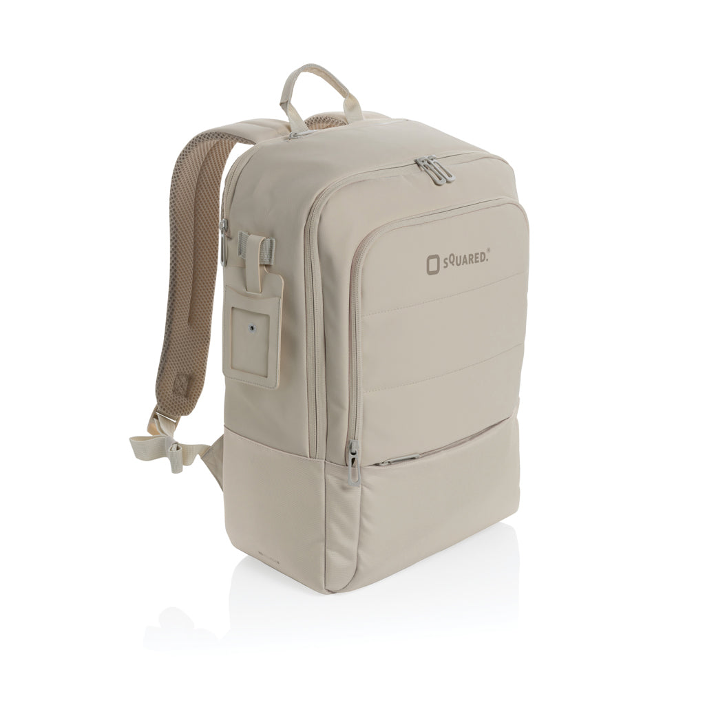 Armond AWARE™ RPET 15.6 inch deluxe laptop backpack - Beige