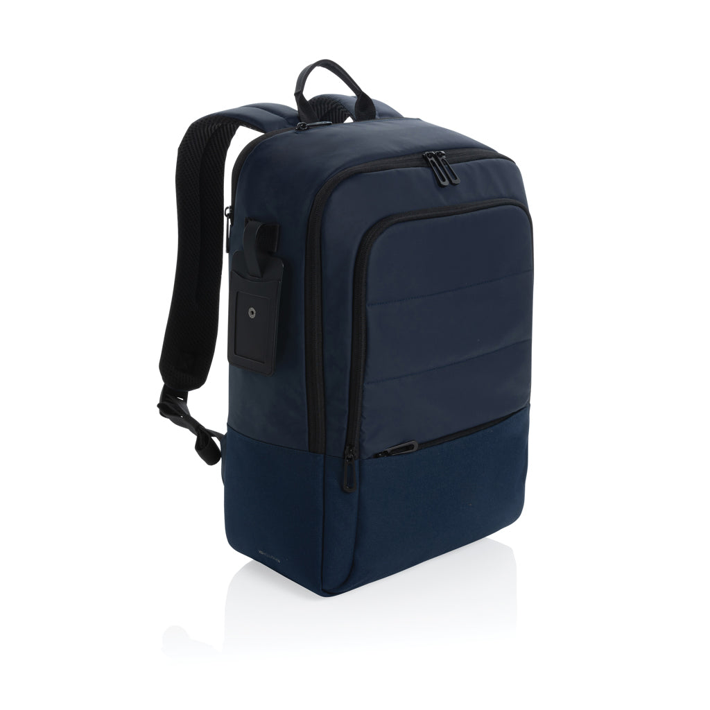 Armond AWARE™ RPET 15.6 inch deluxe laptop backpack - Navy