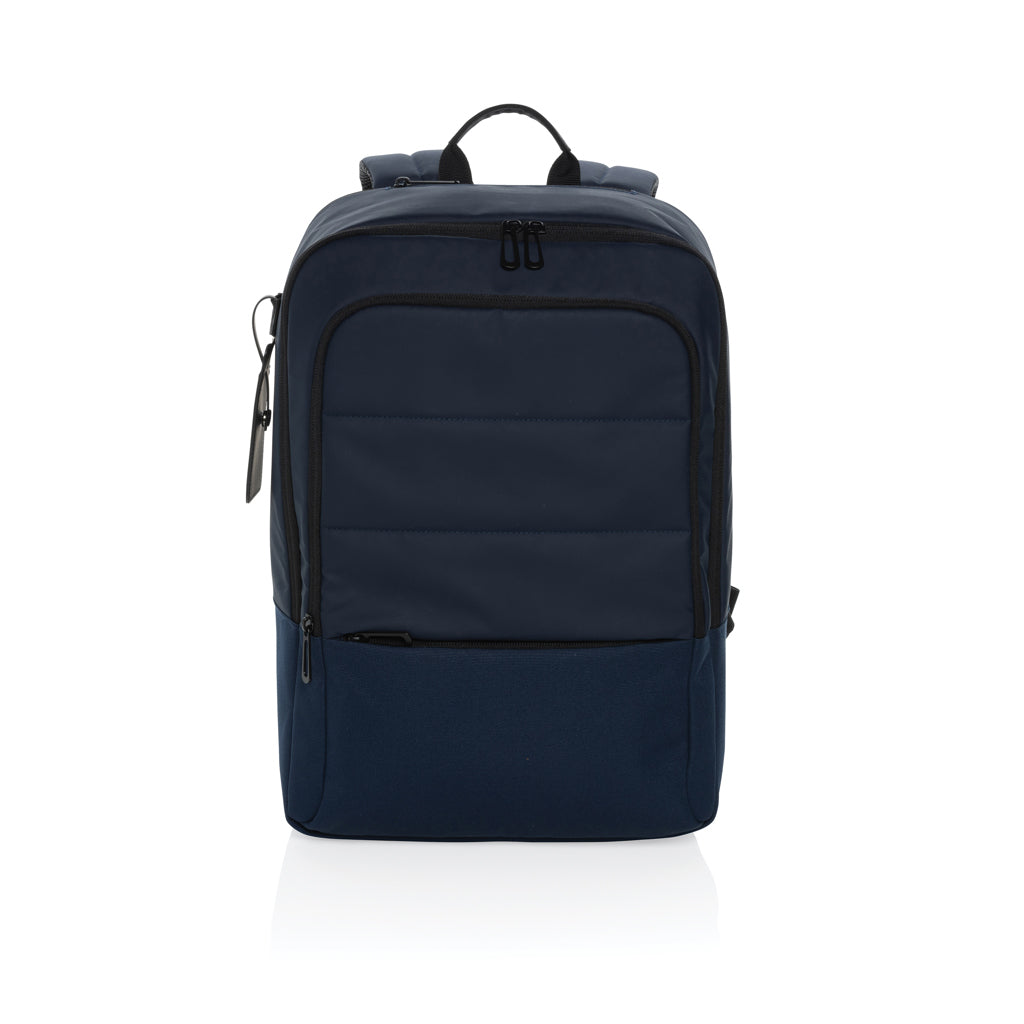 Armond AWARE™ RPET 15.6 inch deluxe laptop backpack - Navy