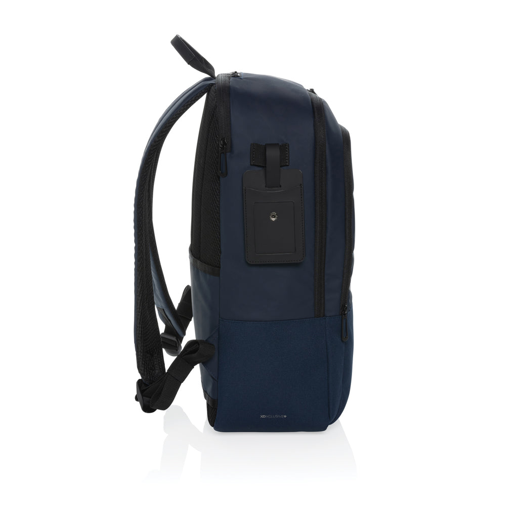 Armond AWARE™ RPET 15.6 inch deluxe laptop backpack - Navy