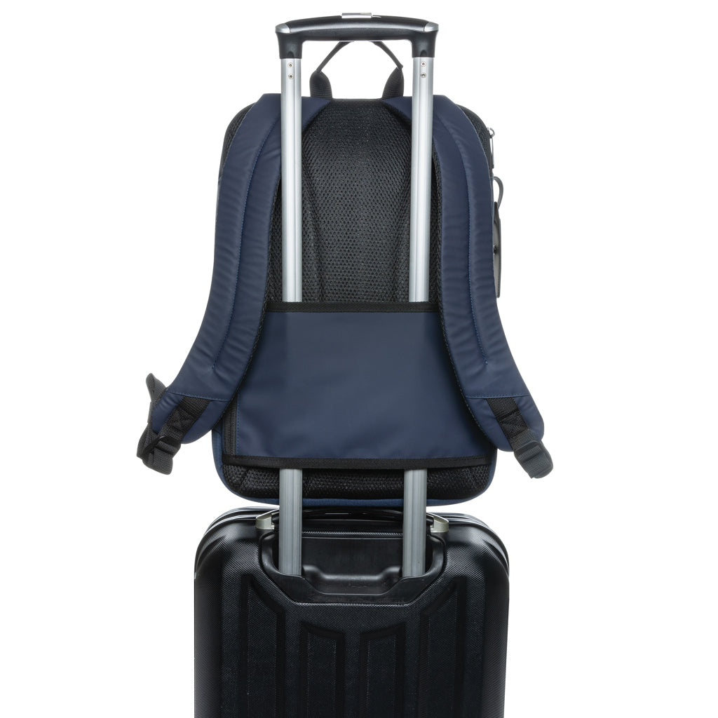 Armond AWARE™ RPET 15.6 inch deluxe laptop backpack - Navy