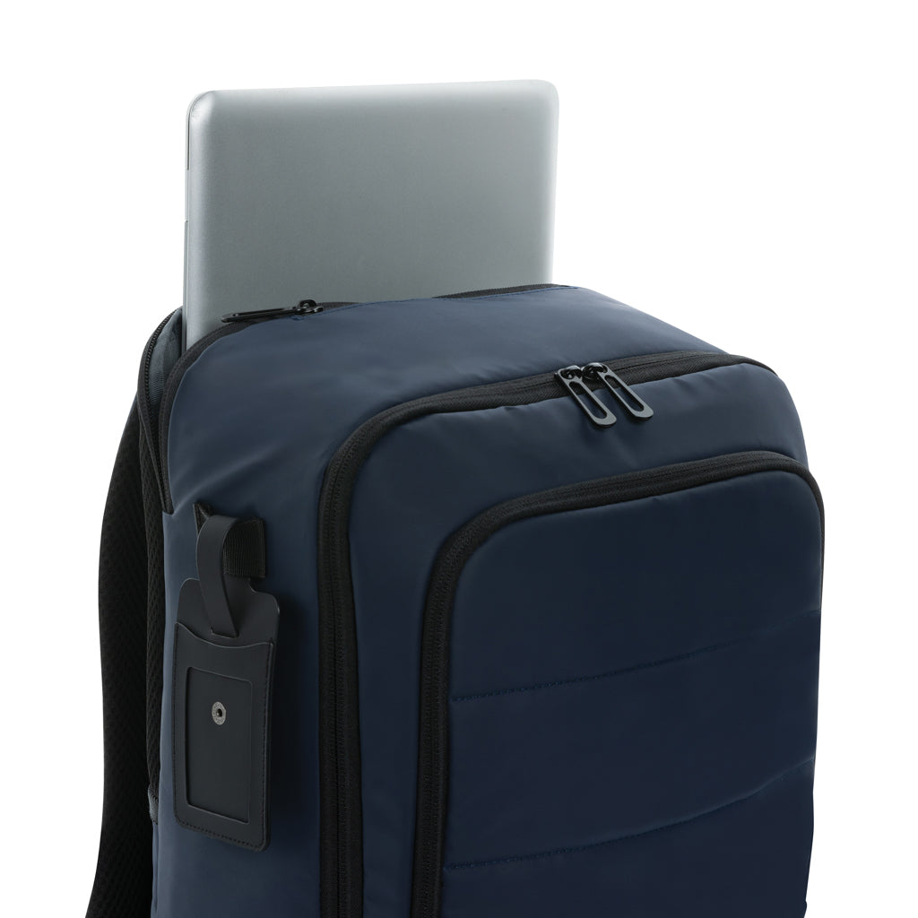 Armond AWARE™ RPET 15.6 inch deluxe laptop backpack - Navy