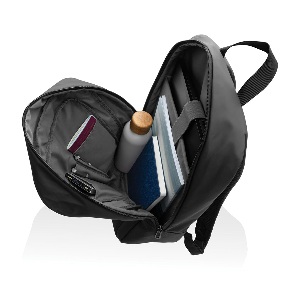 Armond AWARE™ RPET 15.6 inch standard laptop backpack - Black