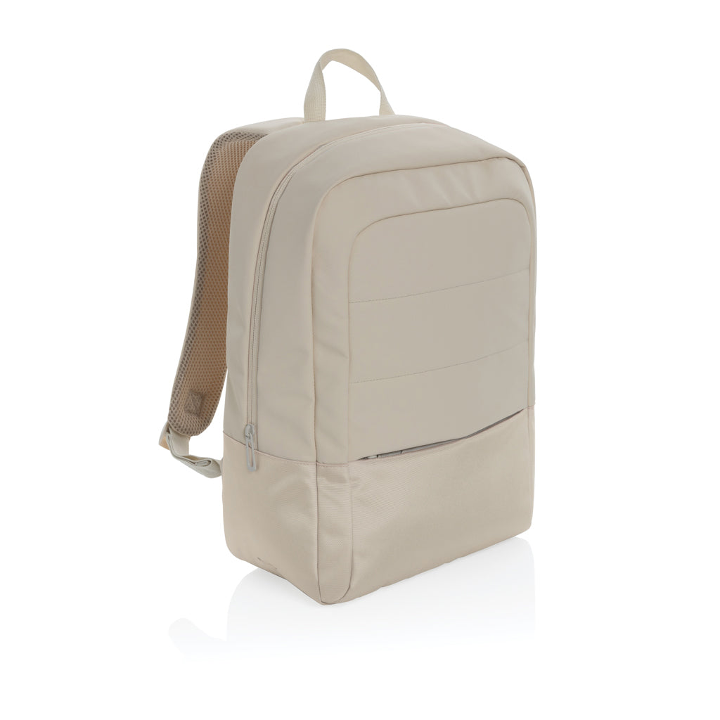 Armond AWARE™ RPET 15.6 inch standard laptop backpack - Beige