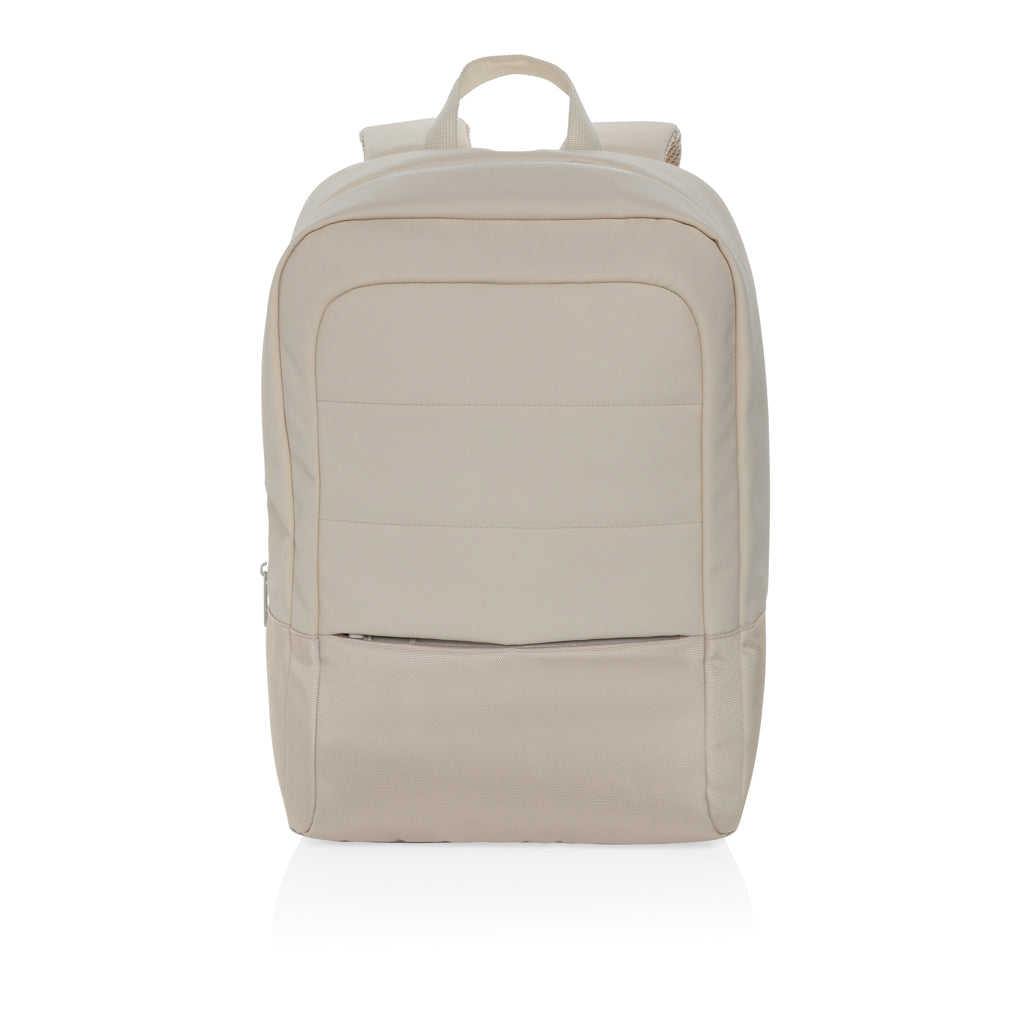 Armond AWARE™ RPET 15.6 inch standard laptop backpack - Beige
