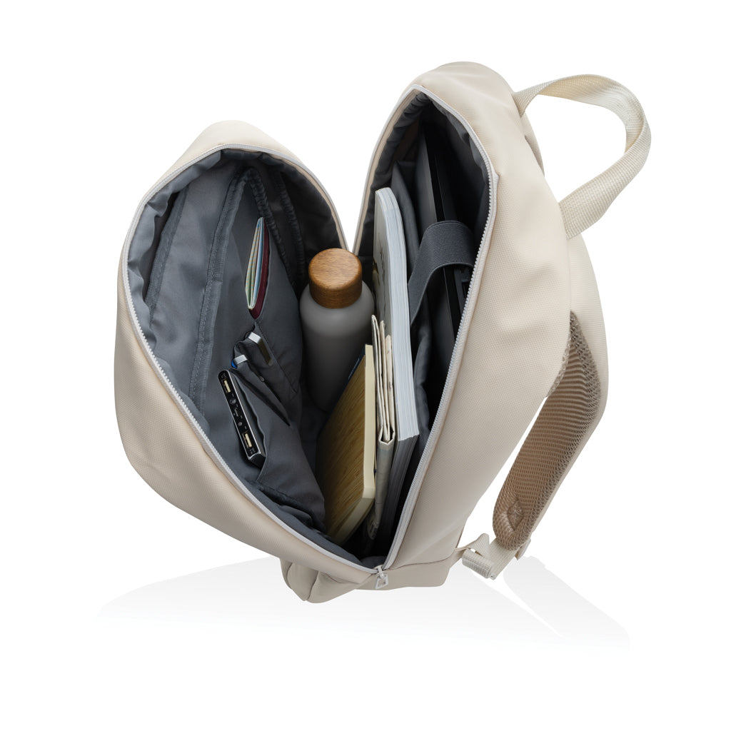 Armond AWARE™ RPET 15.6 inch standard laptop backpack - Beige