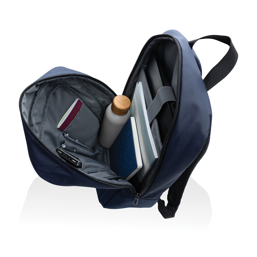 Armond AWARE™ RPET 15.6 inch standard laptop backpack - Navy