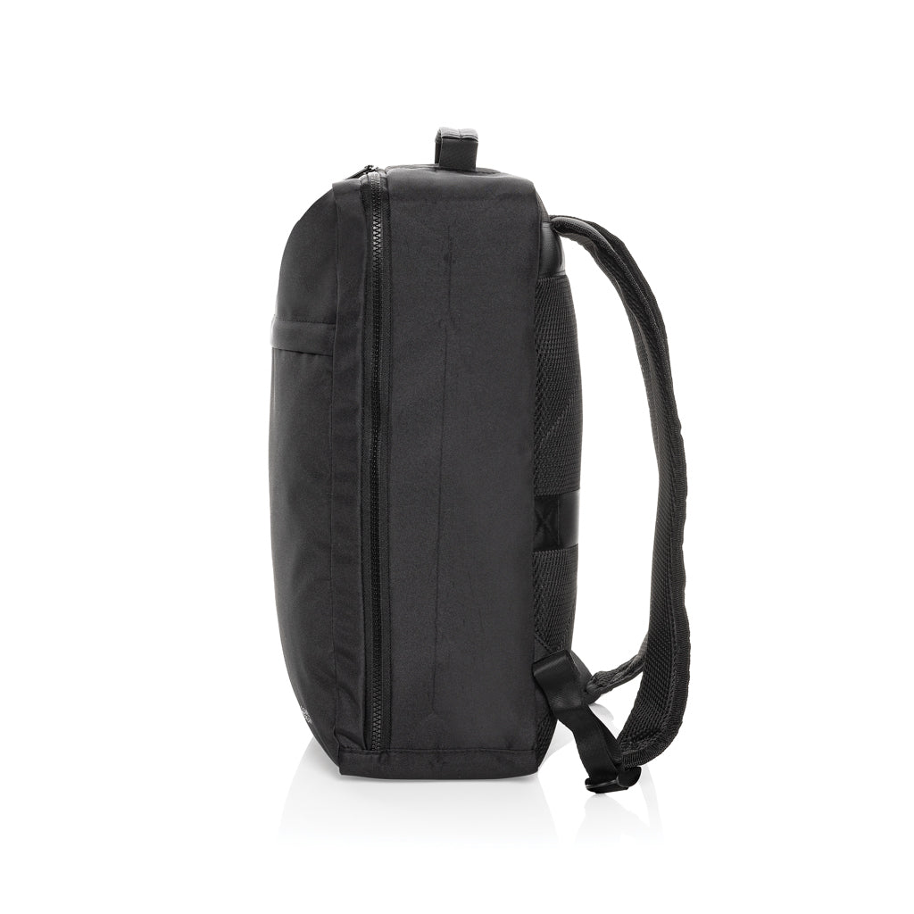 Swiss Peak Aware™ RPET Essential 15.6 inch laptop backpack - Black