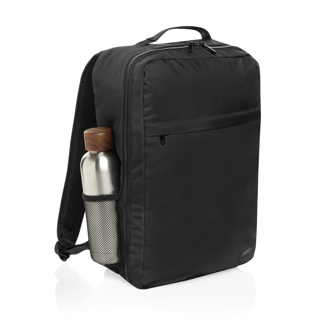 Swiss Peak Aware™ RPET Essential 15.6 inch laptop backpack - Black